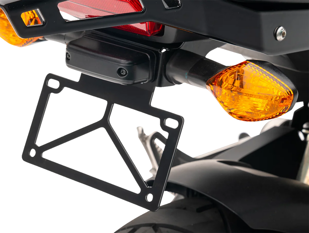 Cobra License Plate Relocator - Grom 05-9007B - Installation View