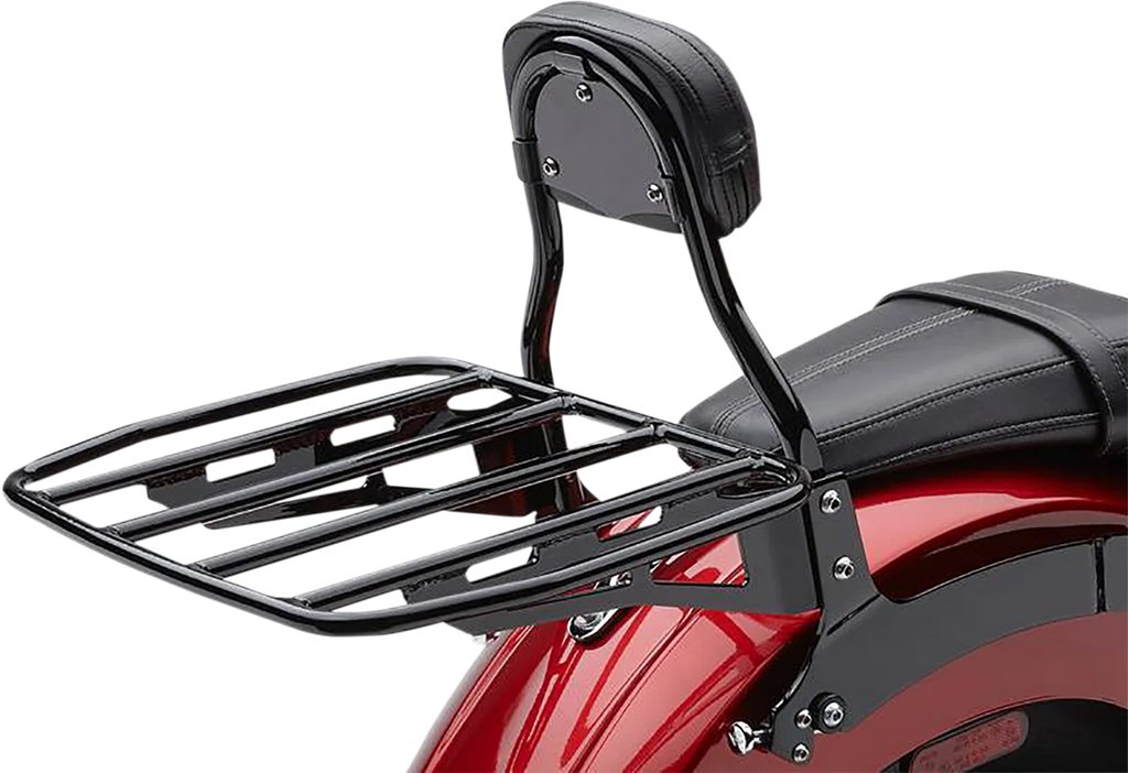 Cobra Luggage Rack - Wide - Black 602-3510B - Side View