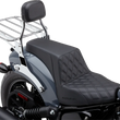 Load image into Gallery viewer, Cobra Luggage Rack - Wide - Chrome 602-3510 - Side View