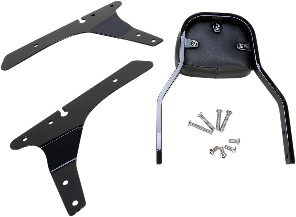 Cobra Mini Sissy Bar - Black - Sportster 602-1103B - Side View