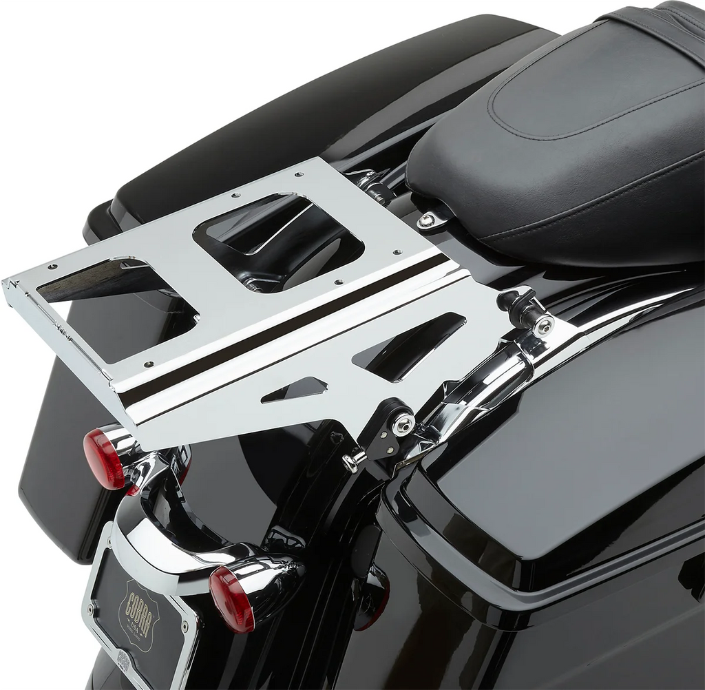 Cobra Mount Tour Pack - Chrome 602-2701 - Side View