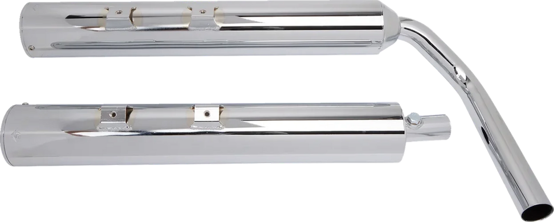 Cobra Mufflers - Billet Tip - VN1700 4230 - Side View
