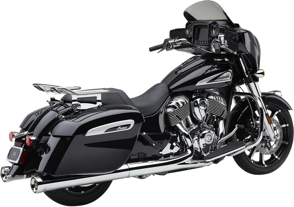 Cobra Neighbor Hater Muffler - Chrome 5205 - Side View