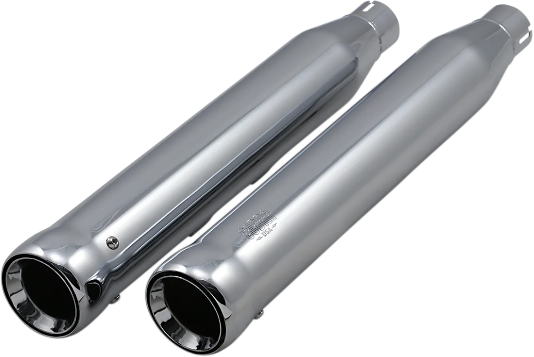 Cobra Neighbor Hater Mufflers - Black 6042B - Side View