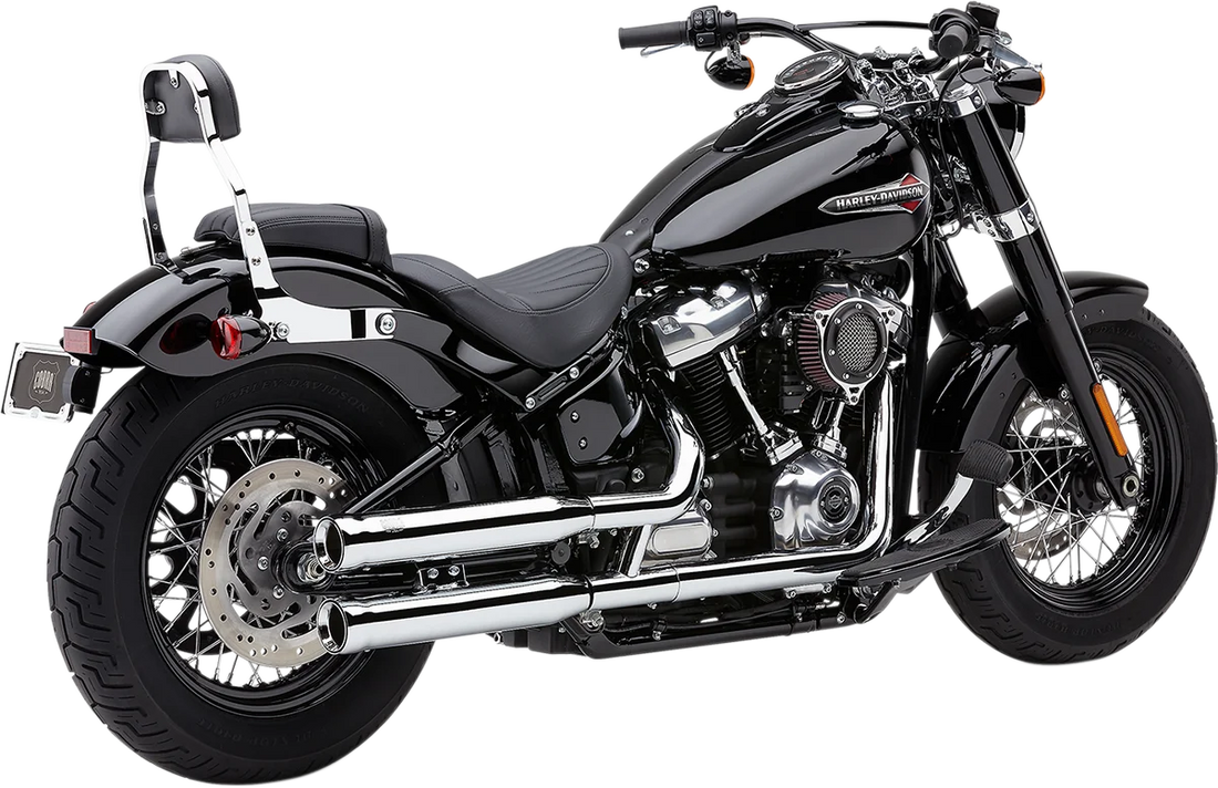 Cobra Neighbor Hater Mufflers - Chrome 6048 - Side View
