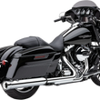 Load image into Gallery viewer, Cobra Neighbor Hater Mufflers for '95-'16 Bagger - Chrome 6107 - Main Product View
