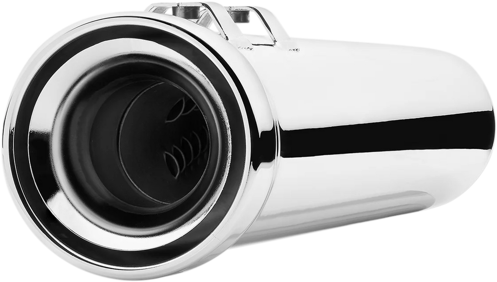 Cobra Neighbor Hater Mufflers for '95-'16 Bagger - Chrome 6107 - Back View