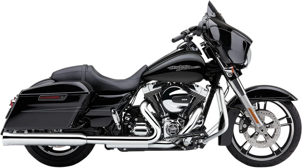 Cobra Neighbor Hater Mufflers for '95-'16 Bagger - Chrome 6107 - Additional View 5