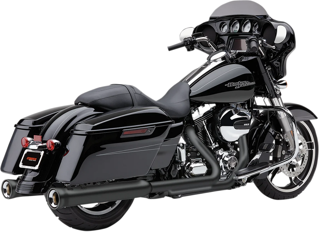 Cobra Neighbor Hater Mufflers for '95-'16 Bagger - Chrome 6107 - Additional View 6