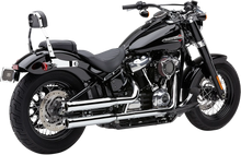 Load image into Gallery viewer, Cobra Neighbor Hater Mufflers for Softail - Chrome 6047 - Side View