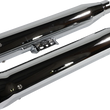 Load image into Gallery viewer, Cobra Neighbor Hater Mufflers for Softail - Chrome 6047 - Back View