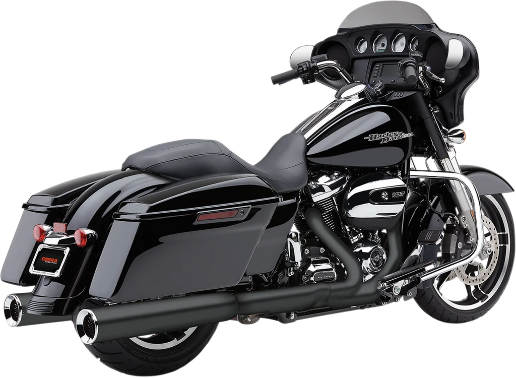 Cobra Power Flo Mufflers FL - Black - Main Product View