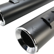 Load image into Gallery viewer, Cobra Power Flo Mufflers FL - Black - Back View