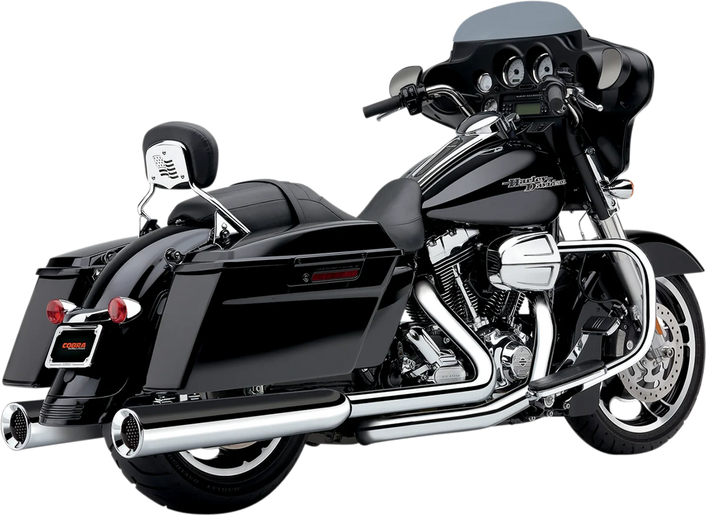 Cobra Power Flo Mufflers for '95-'16 FL - Chrome 6215 - Main Product View
