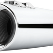 Load image into Gallery viewer, Cobra Power Flo Mufflers for '95-'16 FL - Chrome 6215 - Detail View