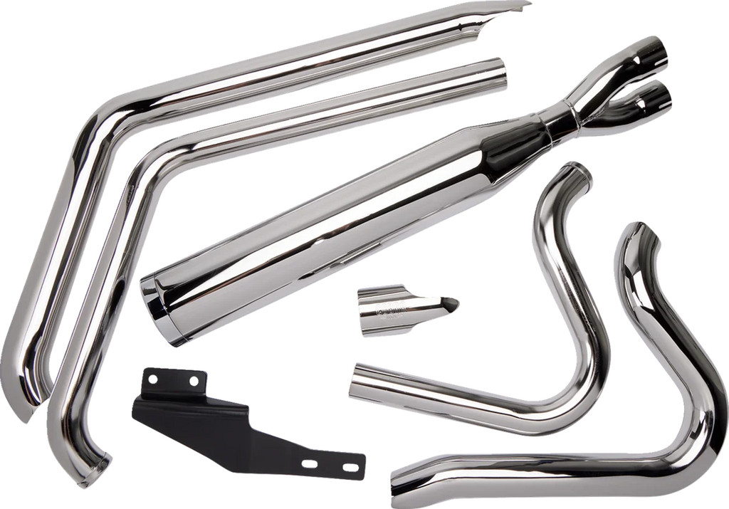 Cobra Power Pro HP Exhaust - '86-'06 Softail 6420 - Back View