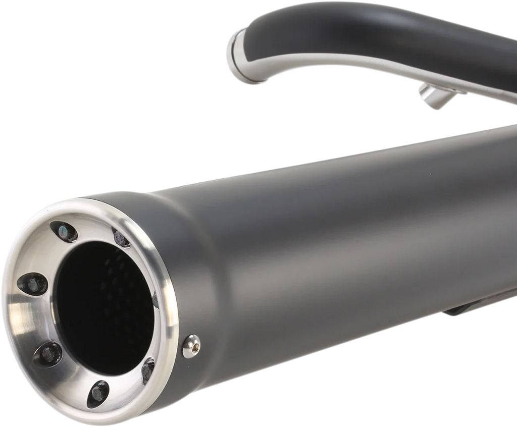Cobra Power Pro RPT Exhaust - Black - '12-'17 Dyna 6468B - Back View