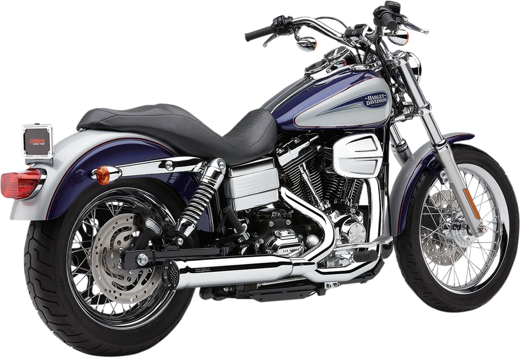 Cobra Power Pro RPT Exhaust - Chrome - '12-'17 Dyna 6468 - Main Product View