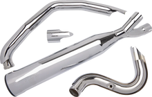 Load image into Gallery viewer, Cobra Power Pro RPT Exhaust - Chrome - '12-'17 Dyna 6468 - Back View