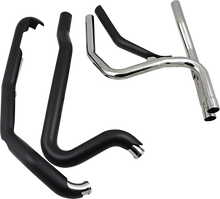 Load image into Gallery viewer, Cobra Powerport Dual Headpipes - Black 6254RB - Main Product View