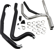 Load image into Gallery viewer, Cobra Powerport Dual Headpipes - Black 6254RB - Side View