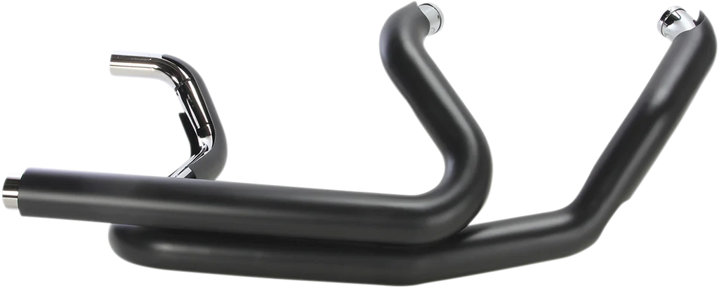 Cobra Powerport Dual Headpipes with Dual Bungs - Black 6253DBRB1 - Main Product View