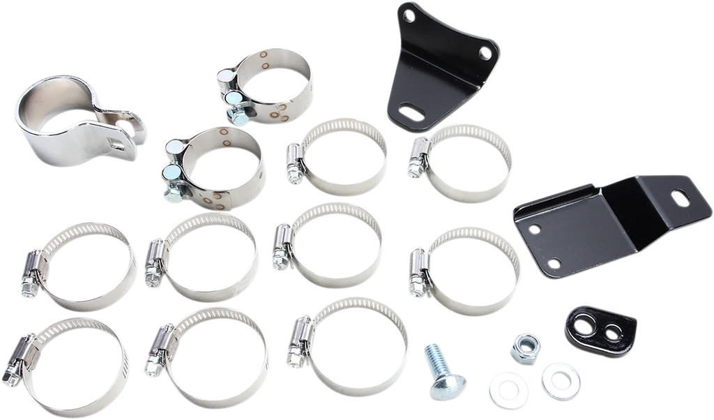Cobra Powerport Dual Headpipes with Dual Bungs - Black 6253DBRB1 - Installation View