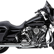 Load image into Gallery viewer, Cobra Powr-Flo 2:1 Exhaust - Chrome - '17-'20 FL 6451 - Side View