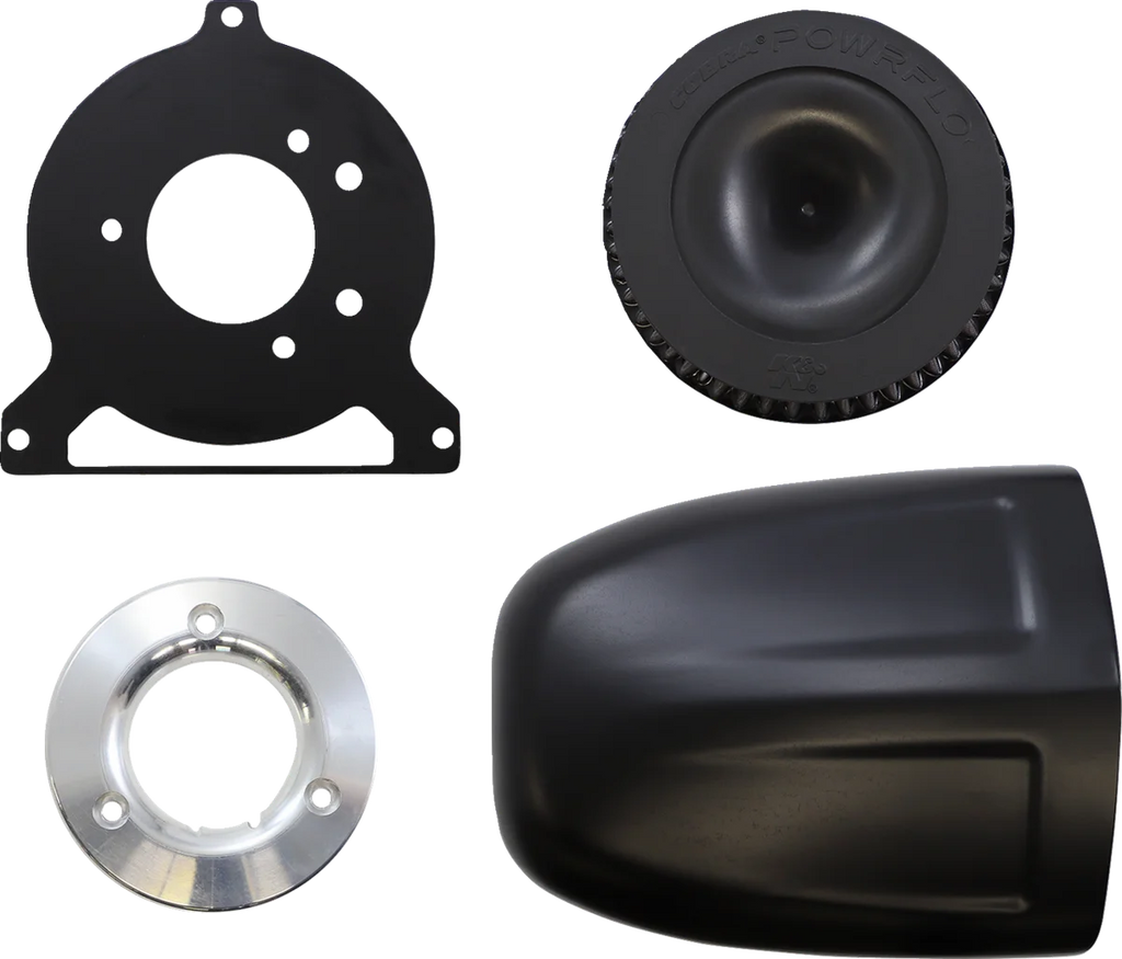 Cobra PowrFlo Air Intake Kit - Black 606-0100B-SB - Main Product View