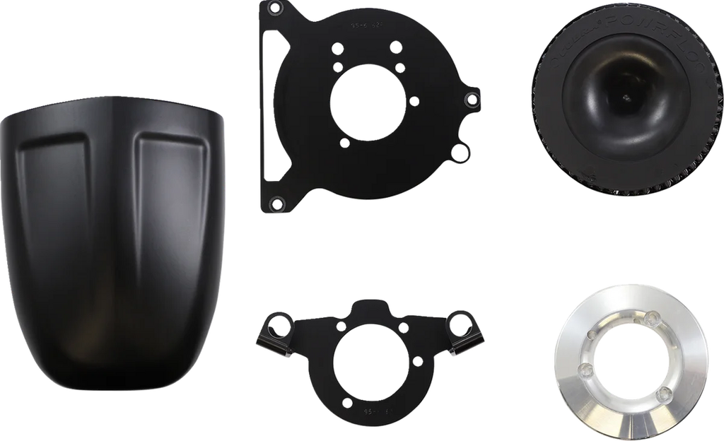 Cobra PowrFlo Air Intake Kit - Black 606-0103B-SB - Back View