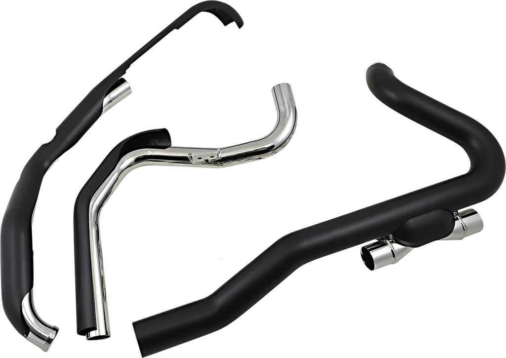 Cobra Pro Chamber Headpipes for Trike - Black 6256RB - Main Product View