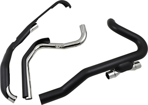 Cobra Pro Chamber Headpipes for Trike - Black 6256RB - Main Product View