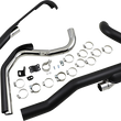Load image into Gallery viewer, Cobra Pro Chamber Headpipes for Trike - Black 6256RB - Side View