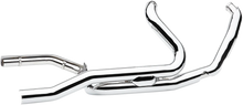 Load image into Gallery viewer, Cobra Pro Chamber Headpipes for Trike - Black 6256RB - Detail View