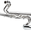 Load image into Gallery viewer, Cobra Pro Chamber Headpipes for Trike - Chrome 6256 - Side View