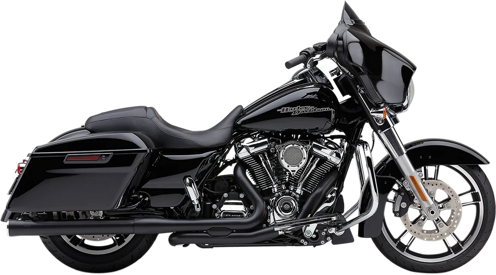 Cobra RPT 3" Mufflers - Black - FL 6071RB - Side View