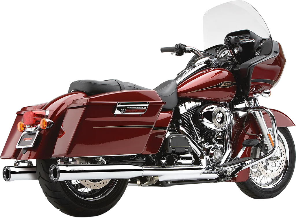 Cobra RPT 3" Mufflers - Chrome - '95-'16 Bagger 6070 - Main Product View