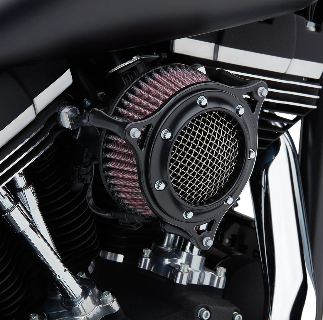Cobra RPT Air Intake Kit - Black 606-0100-05B-SB - Back View