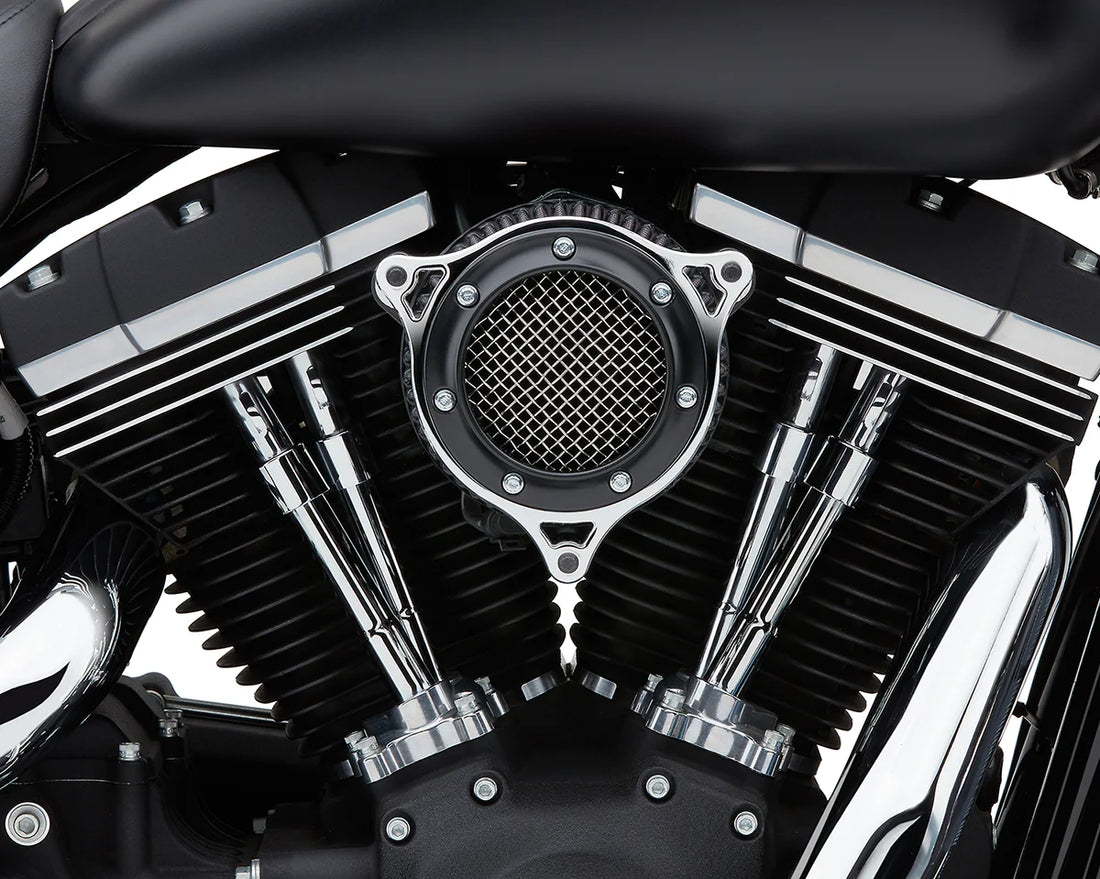 Cobra RPT Air Intake Kit - Black/Chrome 606-0102-05BCSB - Back View