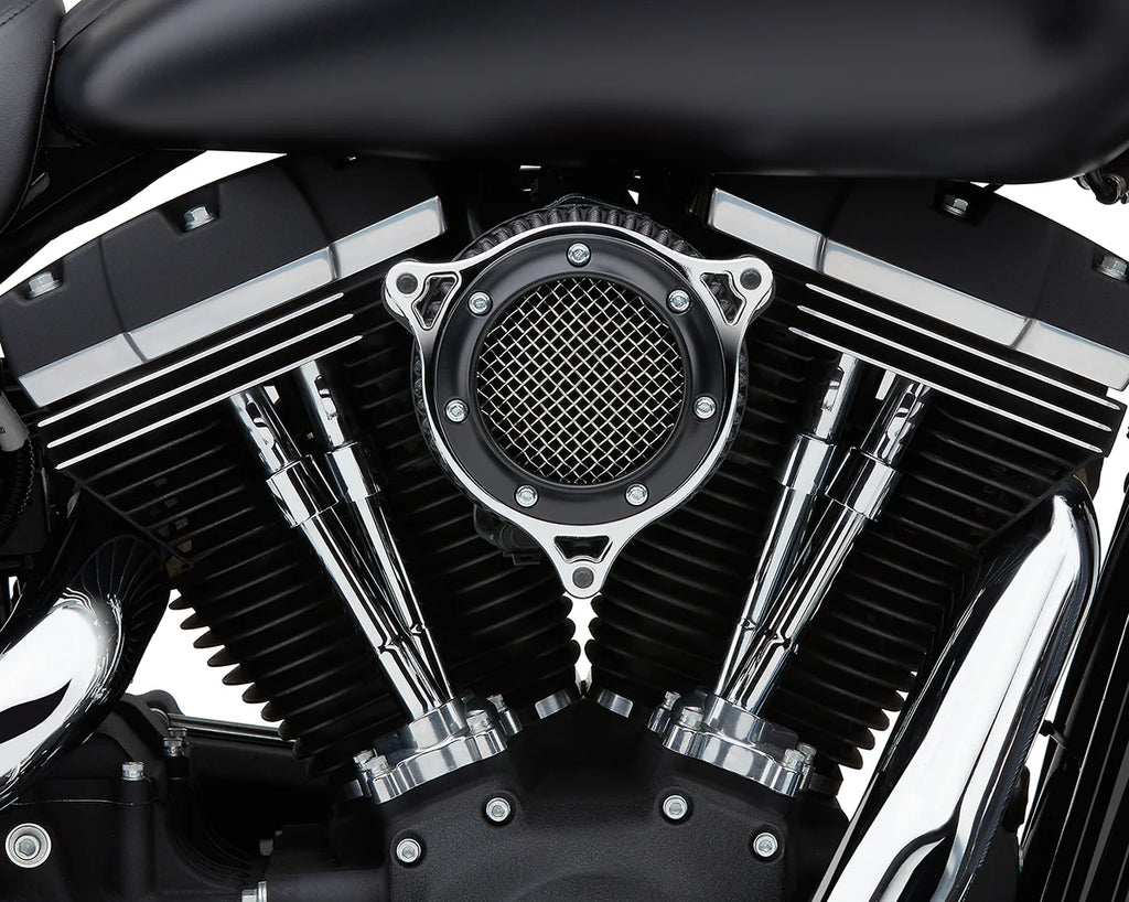 Cobra RPT Air Intake Kit - Black/Chrome 606-0102-05BCSB - Back View
