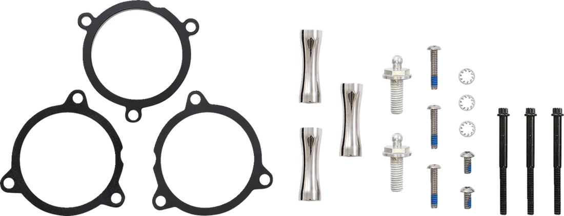 Cobra RPT Air Intake Kit - Chrome 606-0101-05 - Back View
