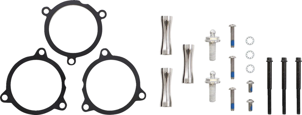 Cobra RPT Air Intake Kit - Chrome 606-0101-05 - Back View