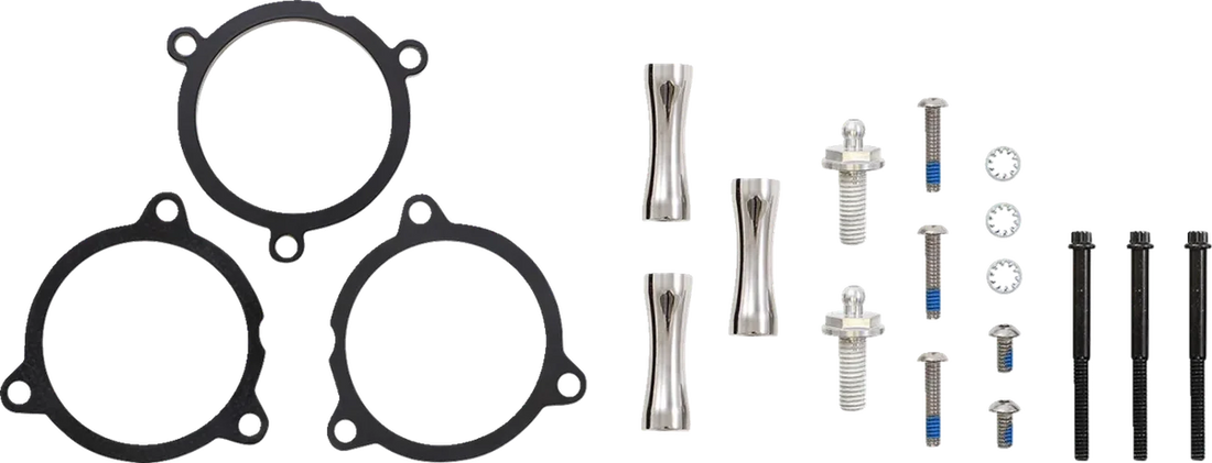 Cobra RPT Air Intake Kit - Chrome 606-0101-05 - Back View
