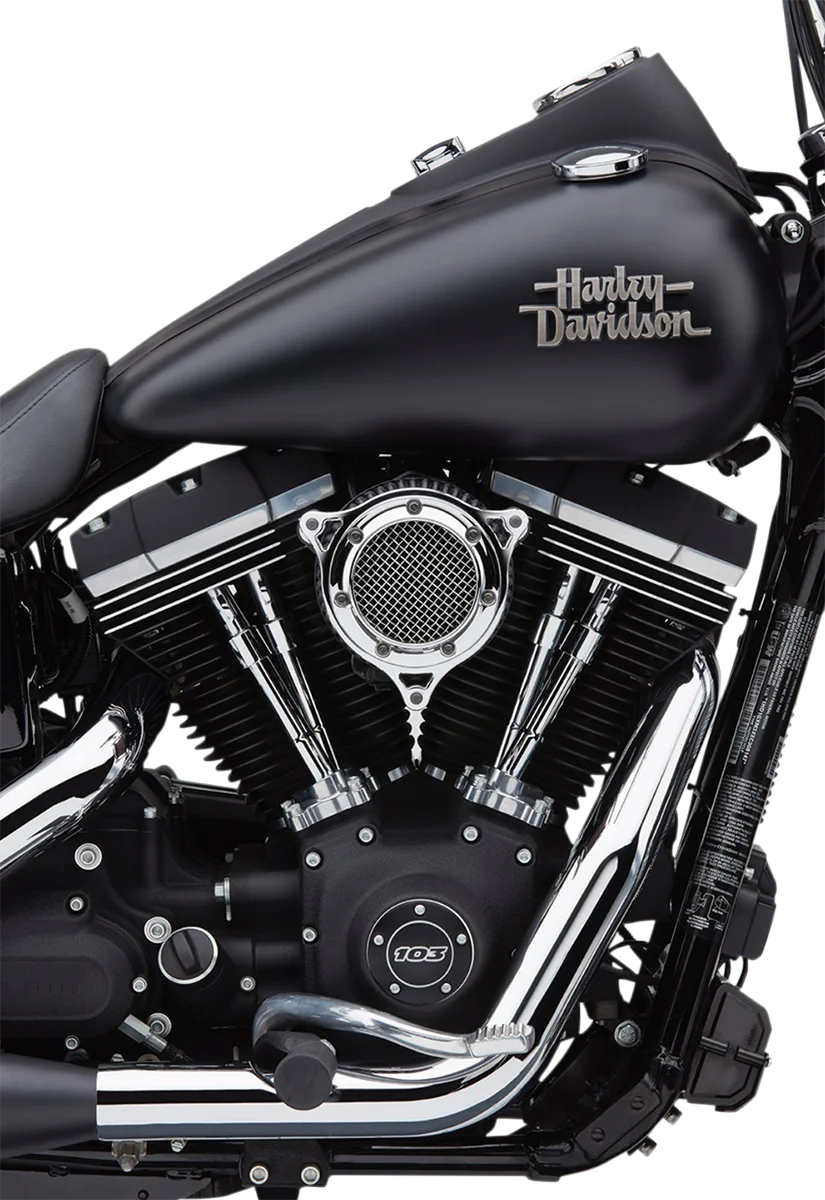 Cobra RPT Air Intake Kit - Chrome 606-0102-05-SB - Side View