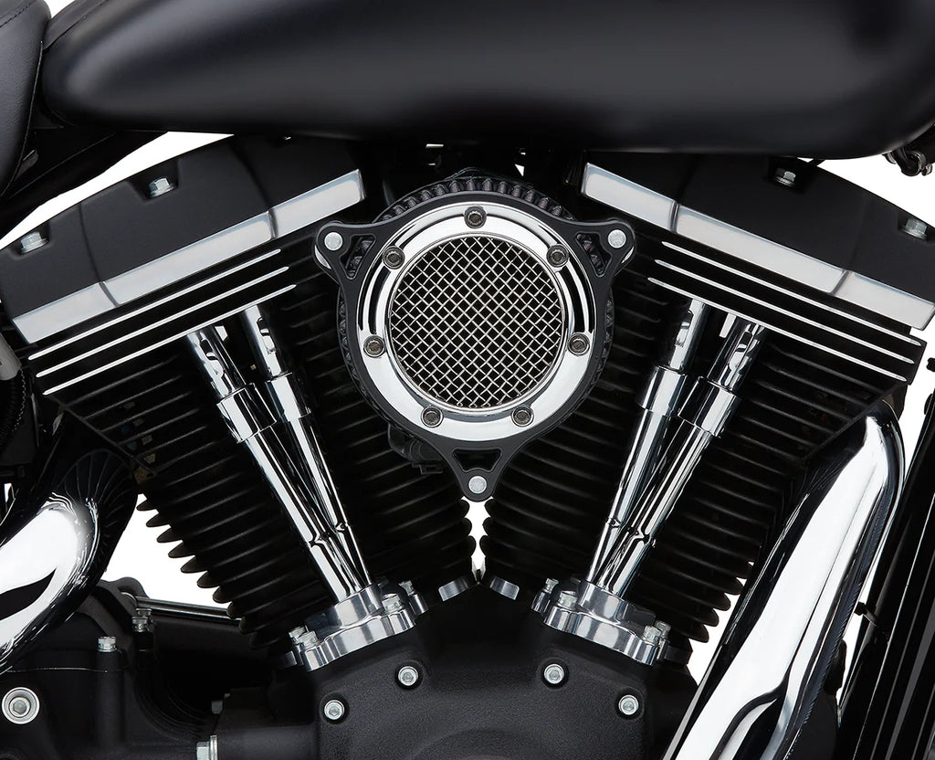 Cobra RPT Air Intake Kit - Chrome/Black 606-0103-05CBSB - Side View