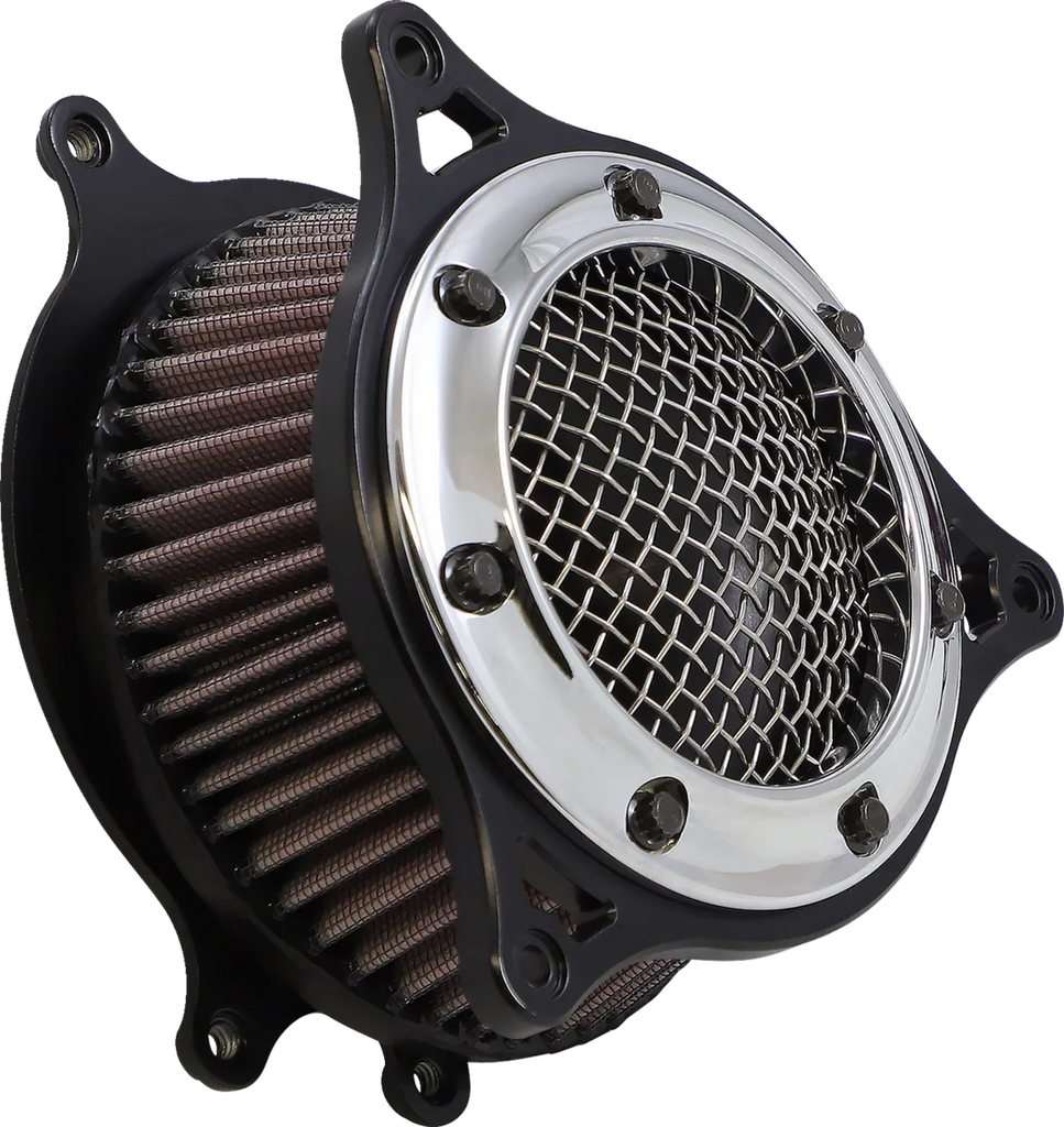 Cobra RPT Air Intake Kit - Chrome/Black - Softail 606-0104-05CB - Main Product View