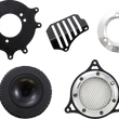 Load image into Gallery viewer, Cobra RPT Air Intake Kit - Chrome/Black - Softail 606-0104-05CB - Back View