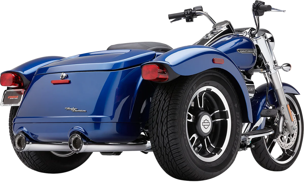 Cobra RPT Mufflers - Chrome - '15-'20 Freewheeler 6300 - Main Product View