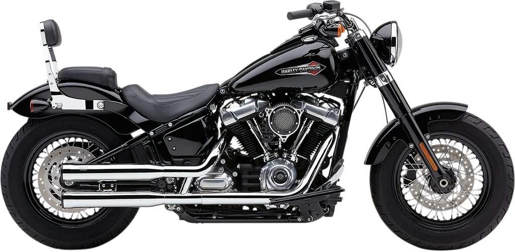 Cobra RPT Mufflers for Softail - Black 6057B - Detail View