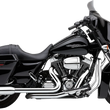 Load image into Gallery viewer, Cobra Race Pro Mufflers for '95-'16 Bagger - Chrome 6218 - Main Product View